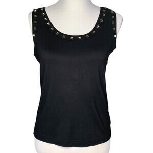 Christina Mirror Embellished Tank Size Med
